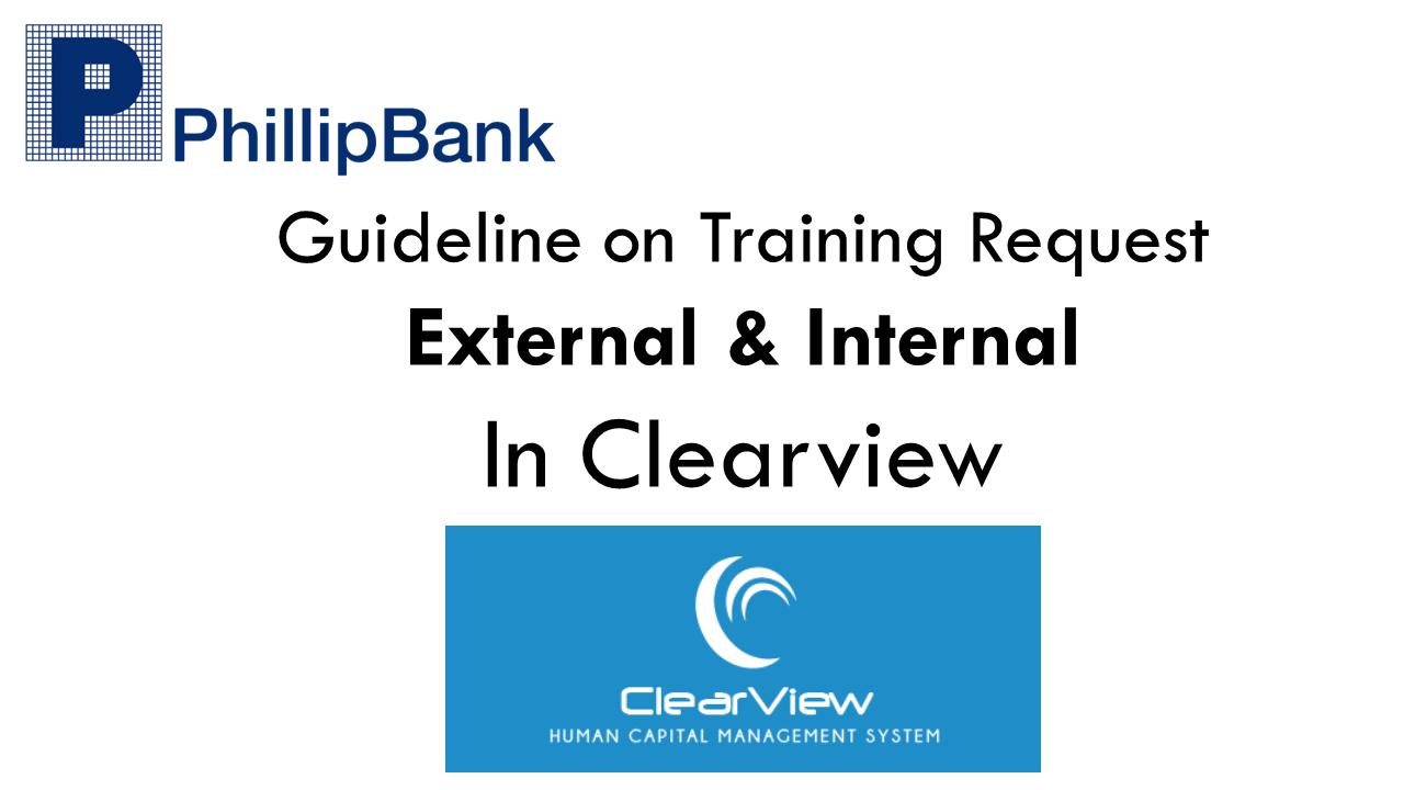 Guideline on Training Request External & Internal In Clearview