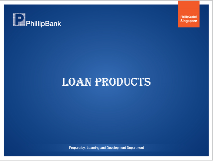 Loan Products